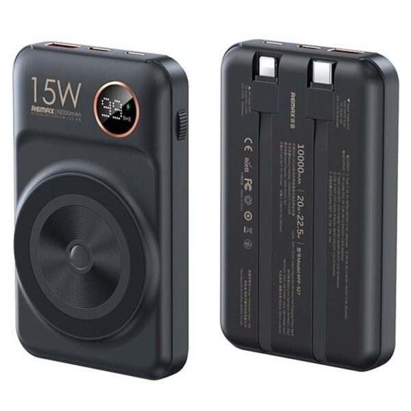 Remax RPP 519 Lecho Series 20000 mAh PD Plus QC Magnetic Wireless Power Bank