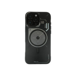 For iPhone 15 Series Aluminum Circuit Design Frosted Case
