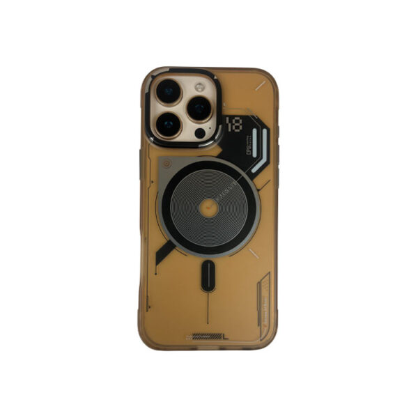 For iPhone 16 Series Aluminum Circuit Design Frosted Case