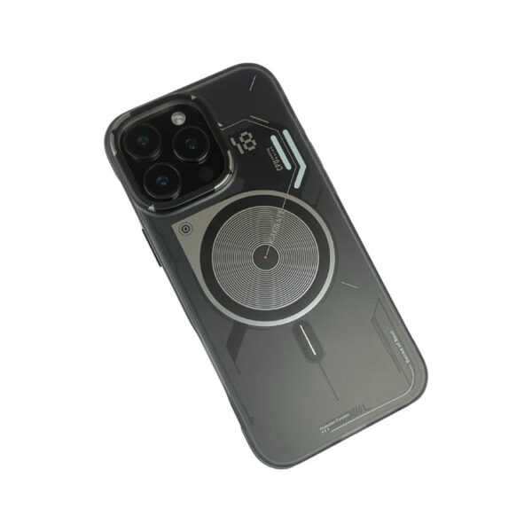 For iPhone 14 Series Aluminum Circuit Design Frosted Case