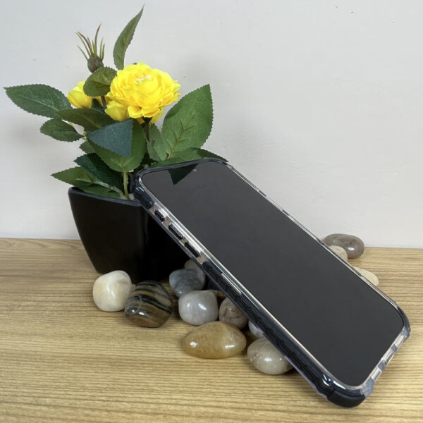 For iPhone 14 Series Transparent TPU Magsafe Case with Kick Stand Lens Protector
