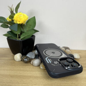 For iPhone 15 Series Aluminum Circuit Design Frosted Case