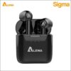 ALEWA Sigma Bluetooth Earbuds with 60-hour playtime, 13mm drivers, Bluetooth 5.3, and fast ASAP charge in compact charging case.