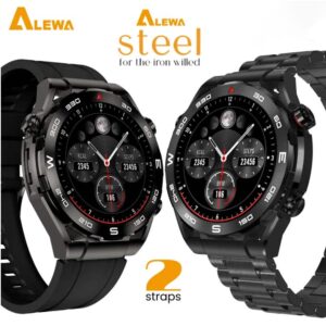 Alewa Steel Smart Watch with 1.4-inch AMOLED Display