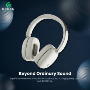 Green Symphony Hybrid ANC Headphones