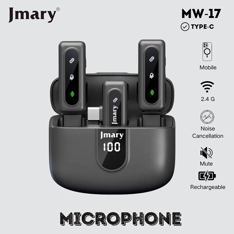 Jmary MW-17 wireless microphone for type C