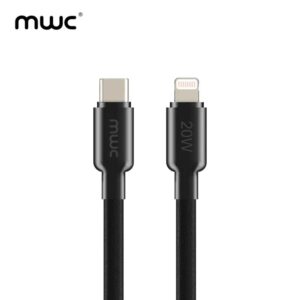Premium Type-C to Lightning charging cable by MWC