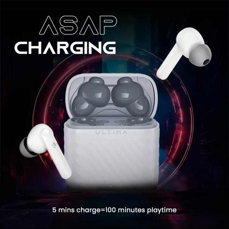 Ultima Atom 192 Pro truly wireless earbuds with Bluetooth 5.4 and ENX audio technology in Nepal