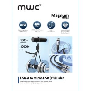 MWC MAV8C USB-A to Micro-USB Cable