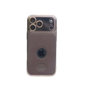 Shiny gold-plated frame for a luxurious finish for 17 Pro Max