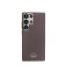 Luxury Leather Case With Gold Frame | Premium Protective Phone Case for Samsung S24 Ultra
