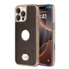 Luxury Leather Case With Gold Frame | Premium Protective Phone Case