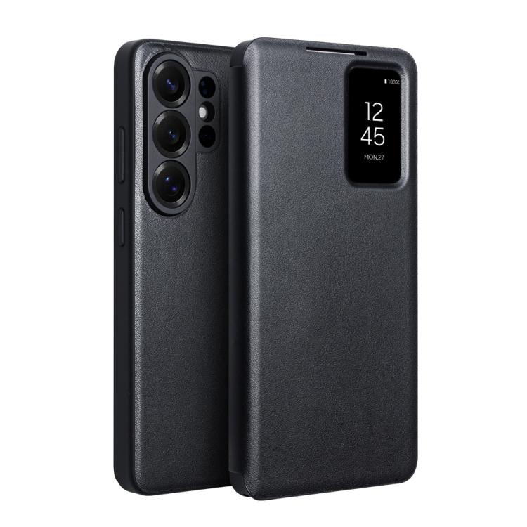 For Samsung Galaxy S26 Ultra 5G Magnetic Genuine Leather Phone Case