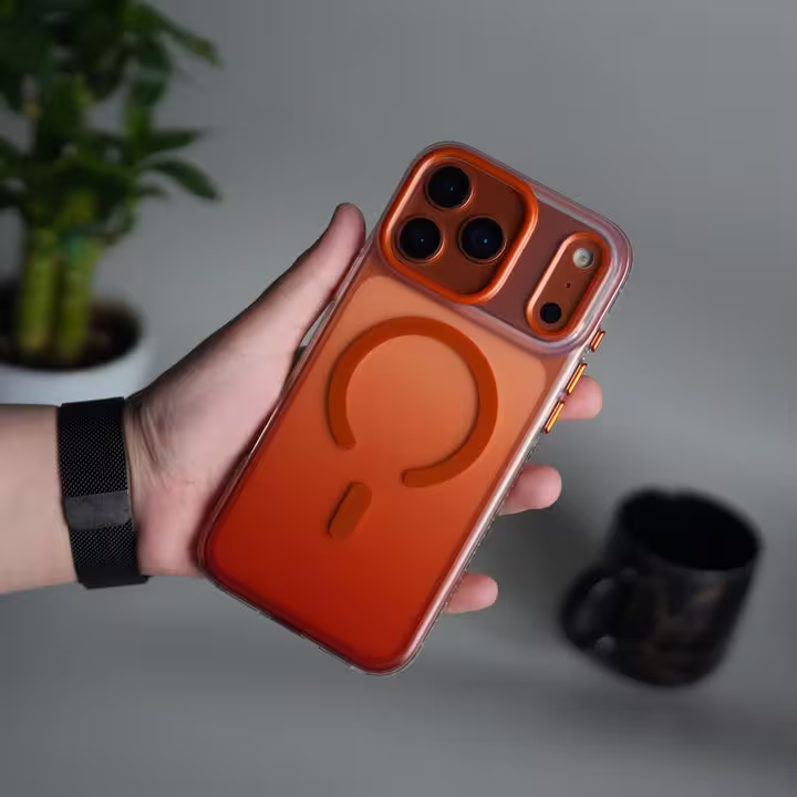 For iPhone 17 Pro Max Dual Color Shade Smoke Matte MagSafe Cover