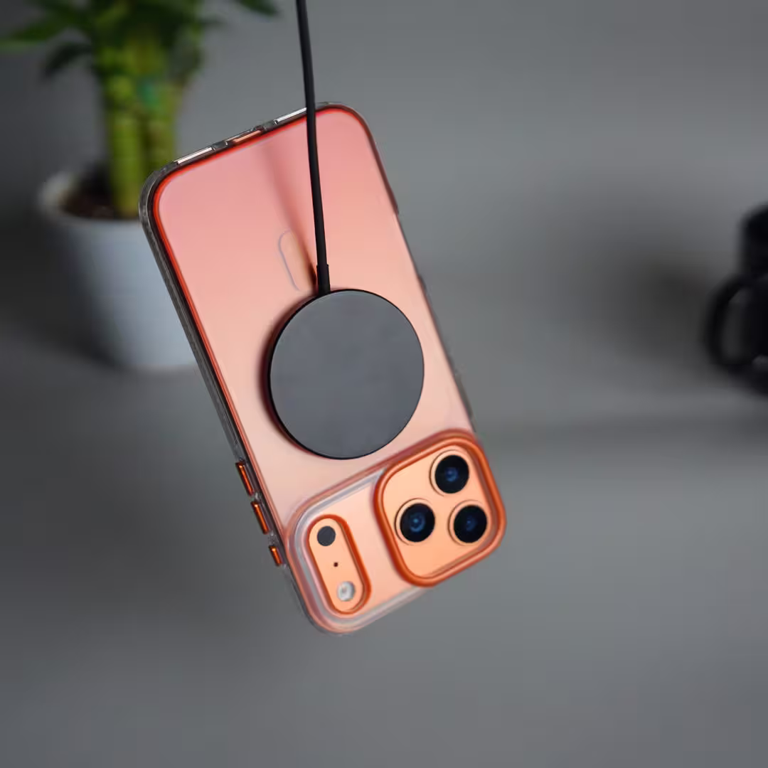 For iPhone 17 Pro Max Dual Color Shade Smoke Matte MagSafe Cover
