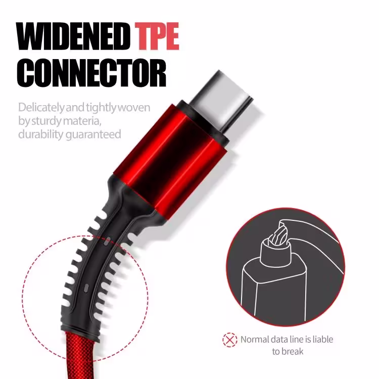 LDNIO LC93 3‑in‑1 Fast Charging Cable – 1.2 m