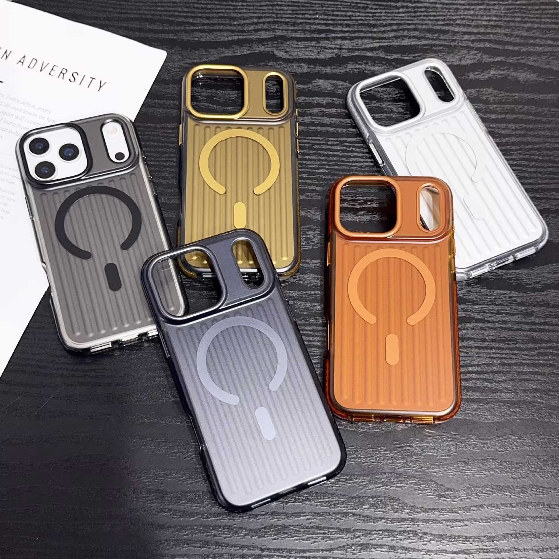 Premium matte iPhone 17 Pro Max case with military-grade TPU protection and raised camera bump for scratch resistance