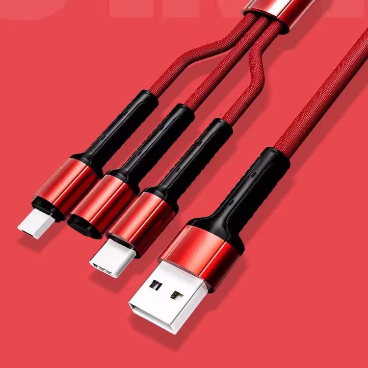 LDNIO LC93 3‑in‑1 Fast Charging Cable – 1.2 m