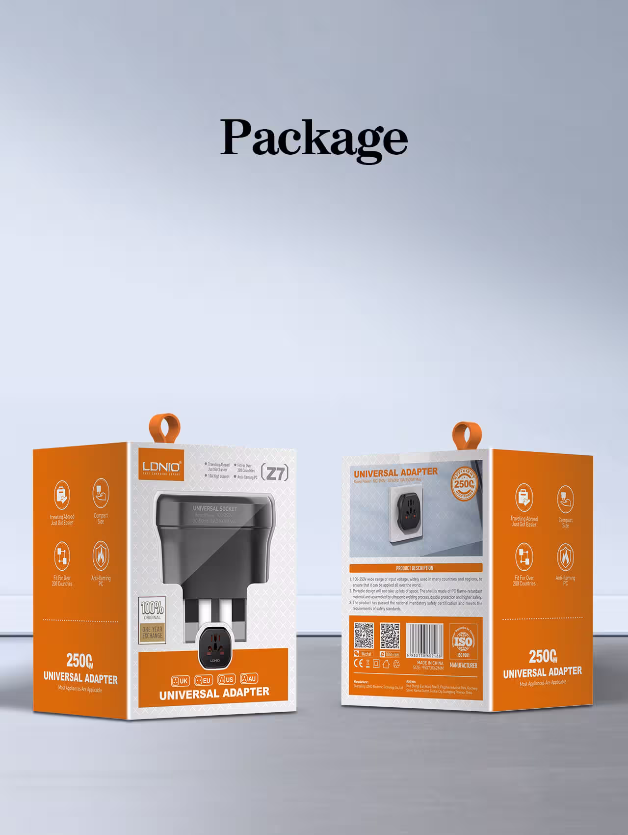 LDNIO Z7 Universal Travel Adapter & Power Strip – Global Compatibility
