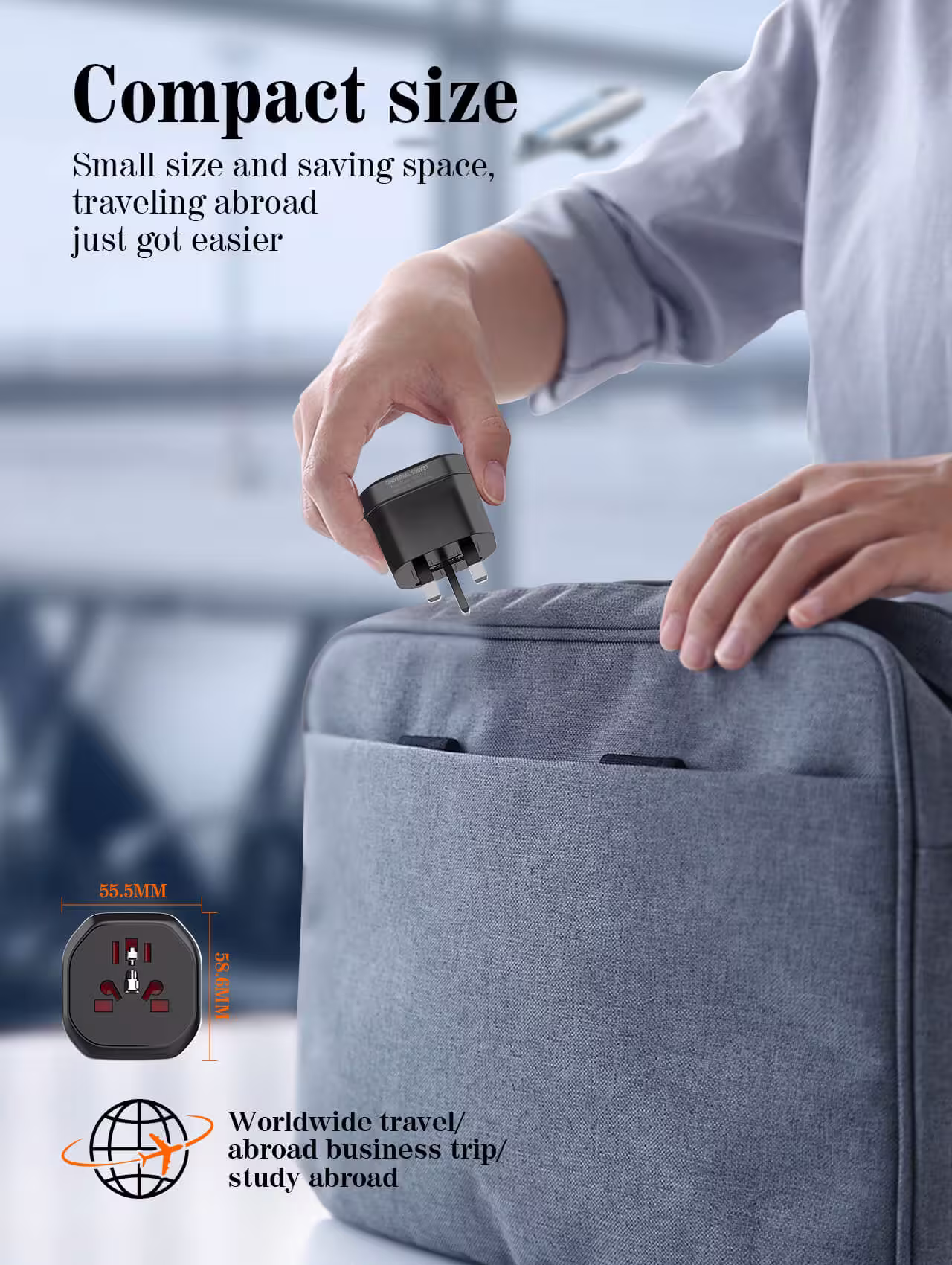 LDNIO Z7 Universal Travel Adapter Power Socket