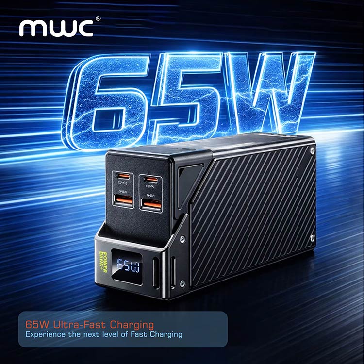 MWC PowerPulse MP30K 65W 30000mAh Power Bank in Nepal | Laptop Fast Charging