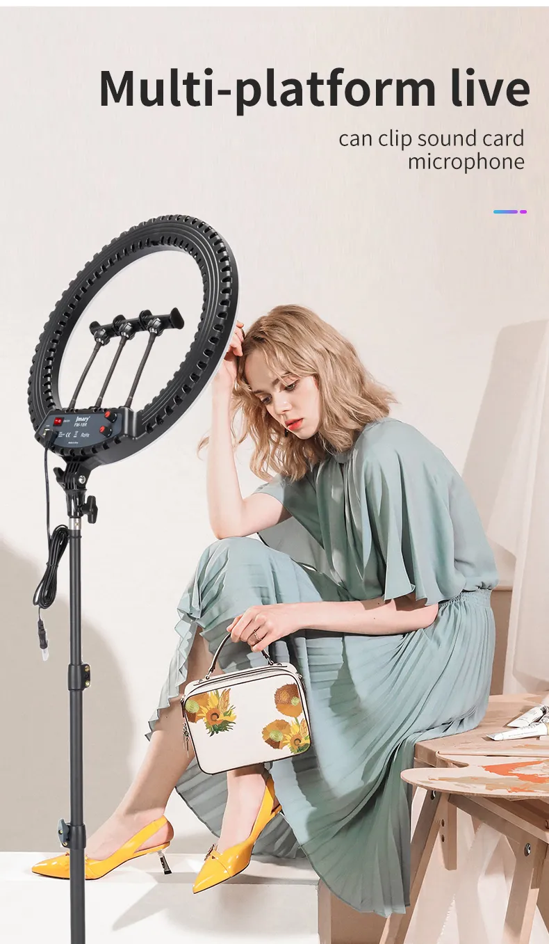 JMARRY FM-18R 18-inch LED ring light