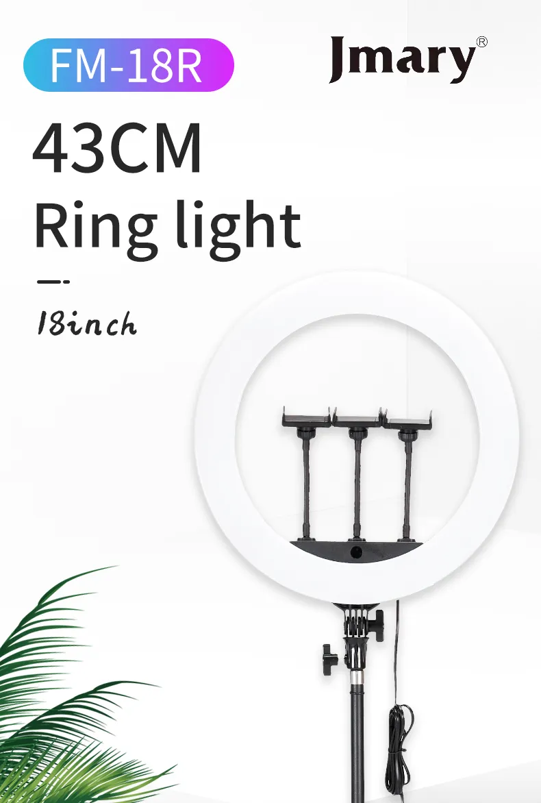 JMARRY FM-18R 18-inch LED ring light