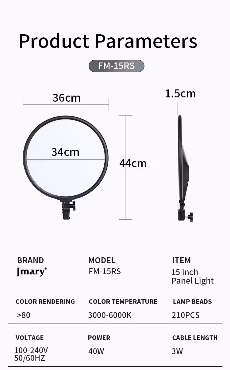 Jmary FM-15RS LED Video Light Nepal