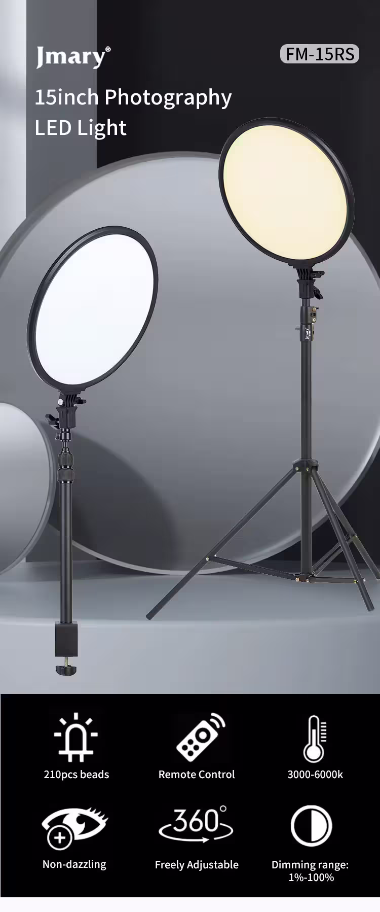 Jmary FM-15RS LED Video Light Nepal_10