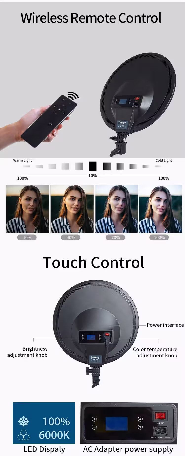 Jmary FM-15RS LED Video Light Nepal
