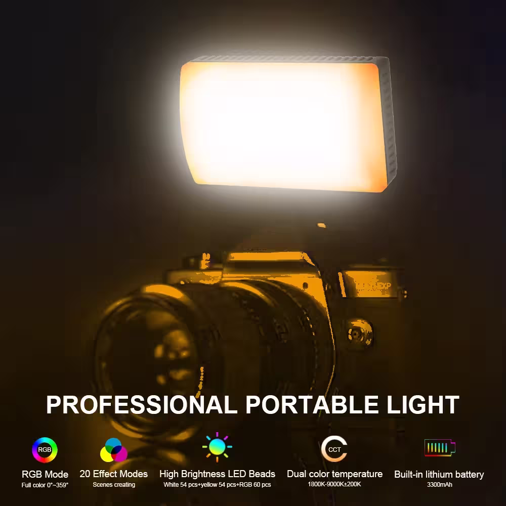 Jmary FM-180RGB LED Video Fill Light