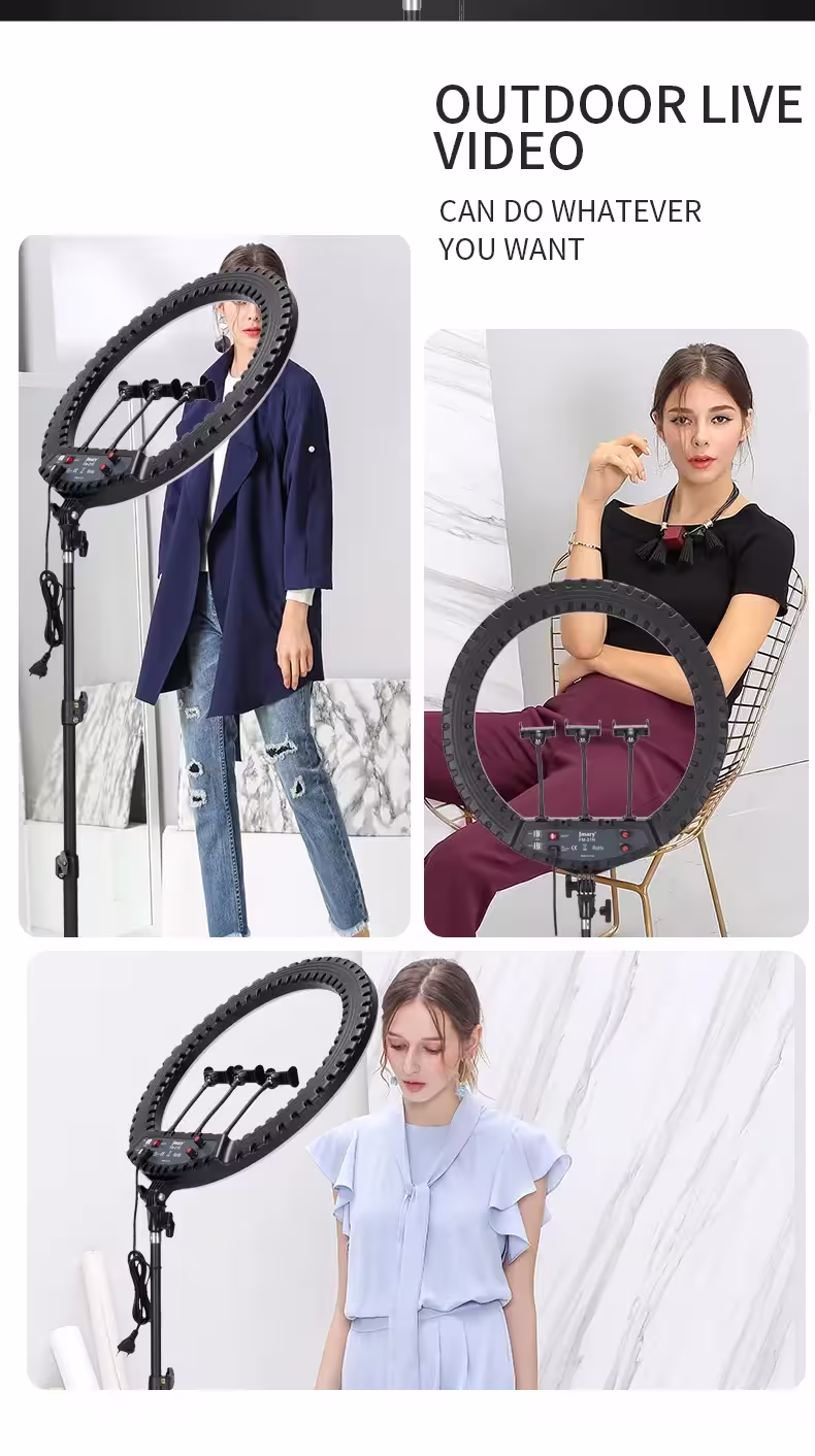 Jmary FM-21R 21 inch professional LED ring light for video and photography