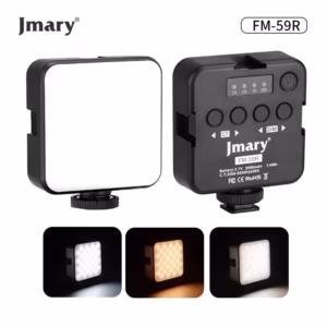 Jmary FM-59R mini LED video fill light for camera and smartphone