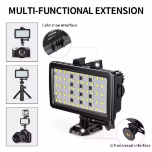 Jmary FM-72RGB waterproof RGB LED video fill light for camera and smartphone_3