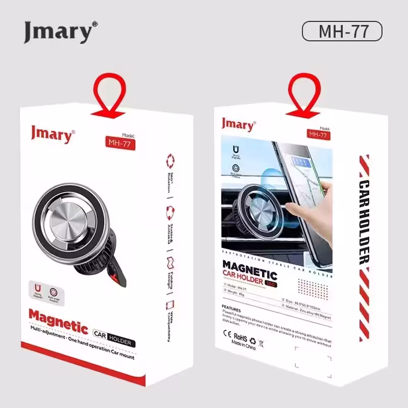 Jmary MH-77 magnetic car phone holder with 360 degree rotation_8