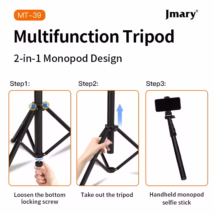 Jmary MT-39 Tripod Stand for Mobile & Camera