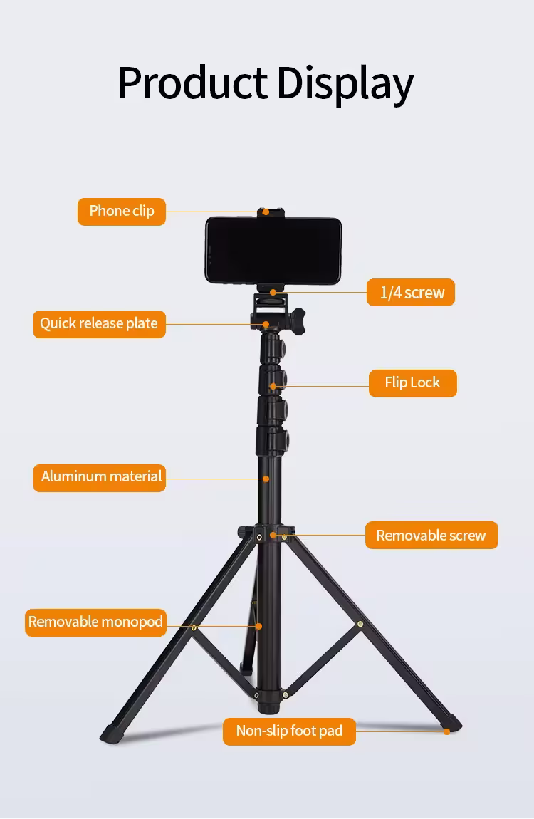 Jmary MT-39 adjustable tripod stand for smartphone and camera