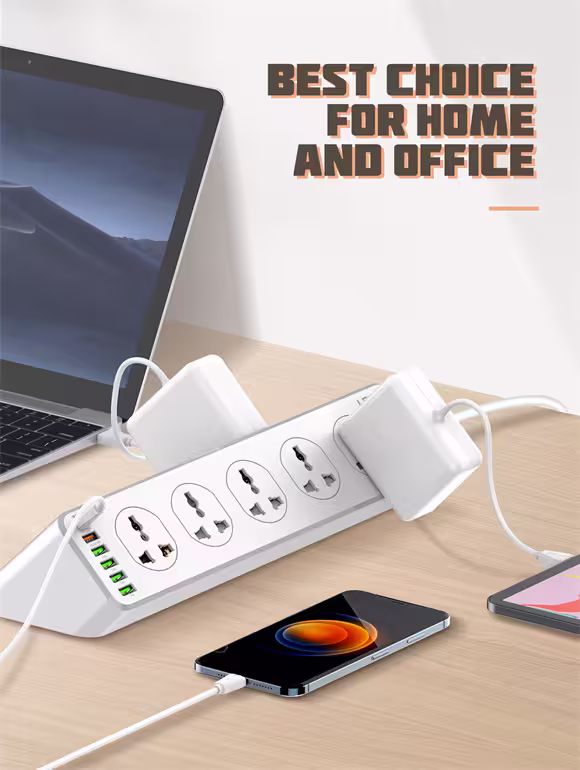 LDNIO SC10610 Power Strip 10 Outlets 6 USB 30W Fast Charging in Nepal