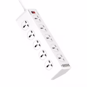 Buy LDNIO SC10610 Power Strip with 10 AC outlets and 6 USB ports. 30W fast charging, 2500W capacity, and multi-protection safety. Best power strip in Nepal.