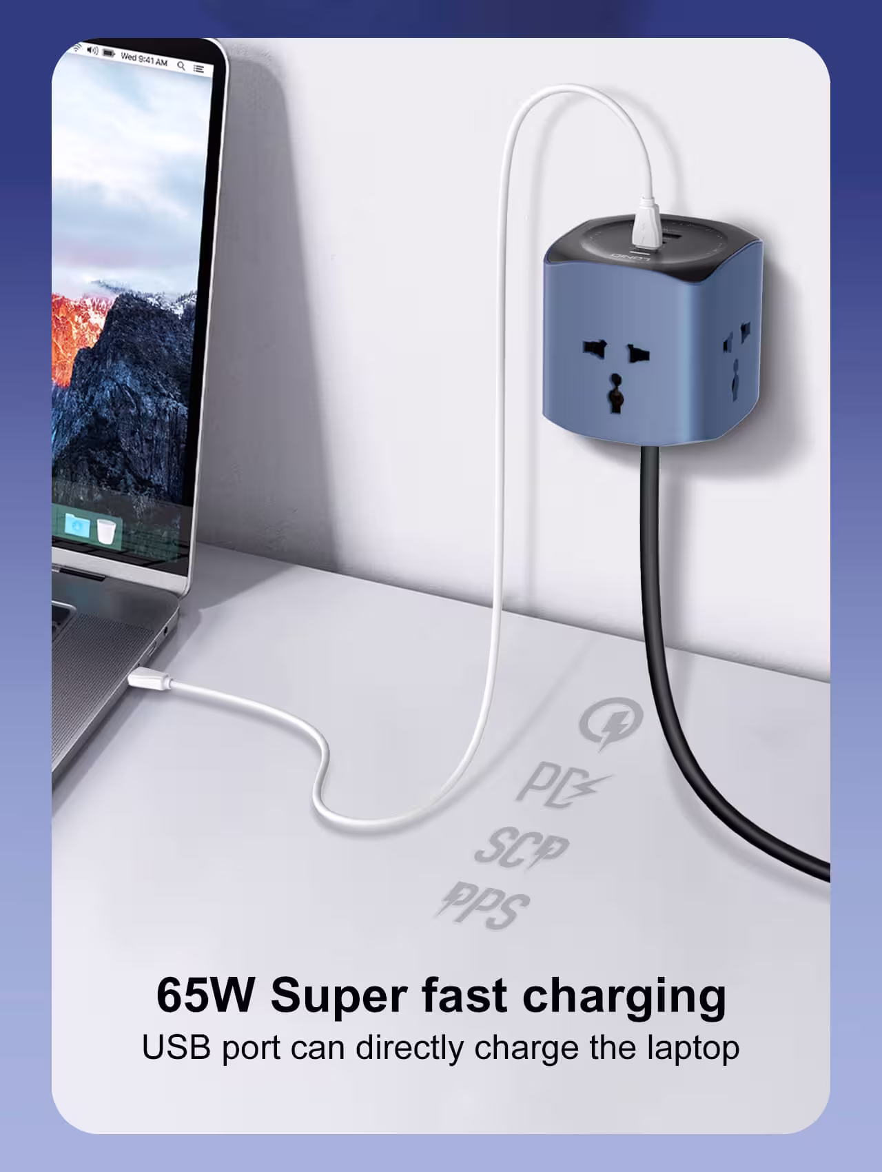 LDNIO SC3319 65W Desktop Charger 6-in-1 Power Socket Adapter Nepal