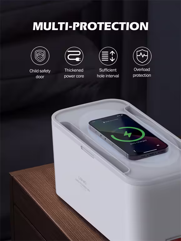 LDNIO SN5311W Smart Power Strip with Wireless Charging 15W USB PD QC Nepal_13