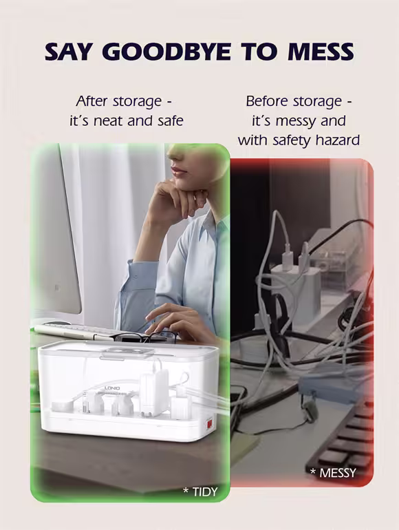 LDNIO SN5311W Smart Power Strip with Wireless Charging 15W USB PD QC Nepal_13