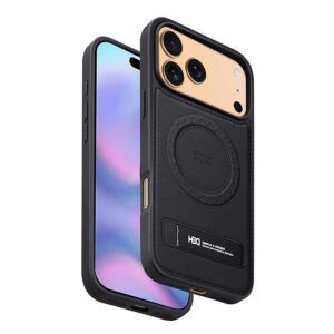 HDCI Magnetic Leather Case for iPhone 17 Pro Max | MagSafe Cover Nepal