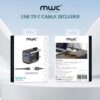 MWC Magnum DualCore 25W GaN Charger - USB to C