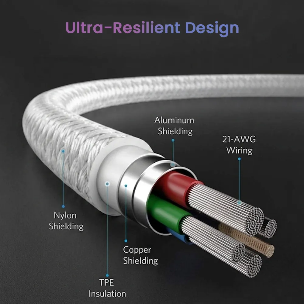 Ultima Flow 27 USB-C to Lightning Cable in Nepal | 27W Fast Charging Cable for iPhone