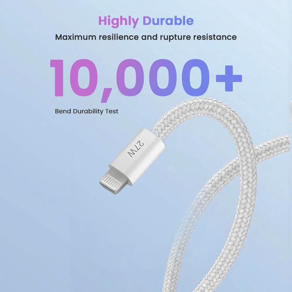 Ultima Flow 27 USB-C to Lightning Cable in Nepal | 27W Fast Charging Cable for iPhone
