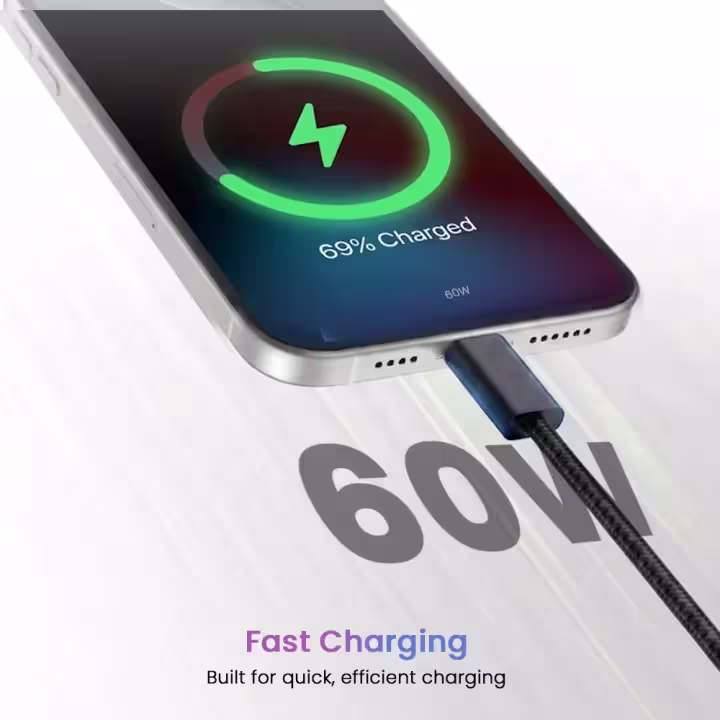 Ultima Flow 60 USB-A to USB-C Cable in Nepal | 60W Fast Charging Type-C Cable