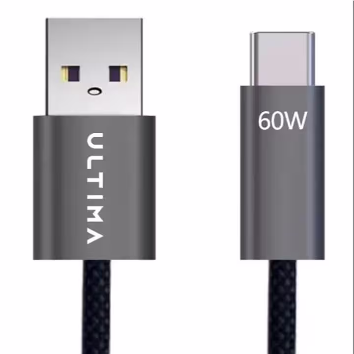 Ultima Flow 60W USB-A to USB-C Fast Charging Cable