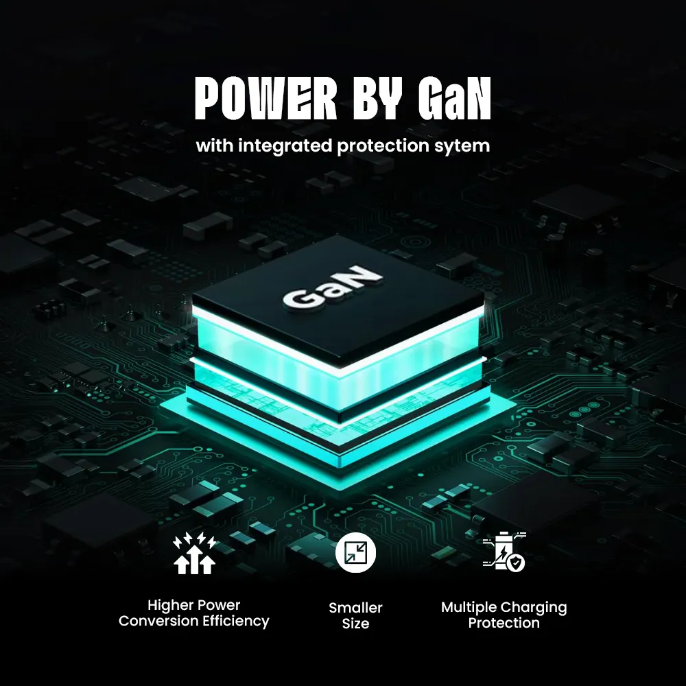 Ultima Rapid 100W GaN 4-Port Fast Charger in Nepal | 3 Type-C PD & USB-A Charger