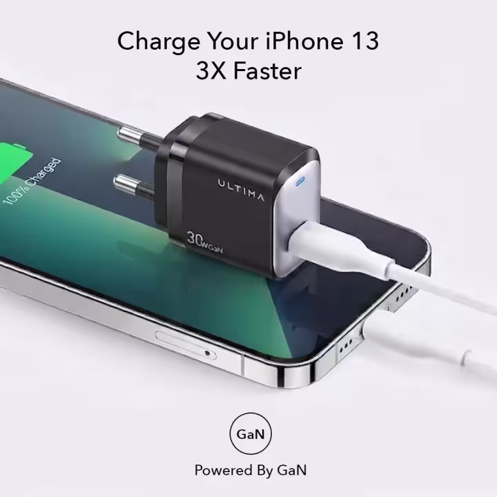 Ultima Rapid 30 30W GaN Fast Charger Nepal